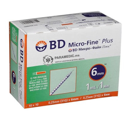 10 SERINGUES MICRO-FINE Plus 1 ML