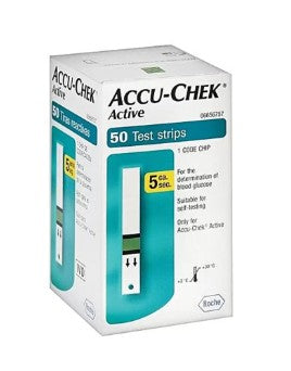 ACCU CHEK ACTIVE BANDELETTES /50